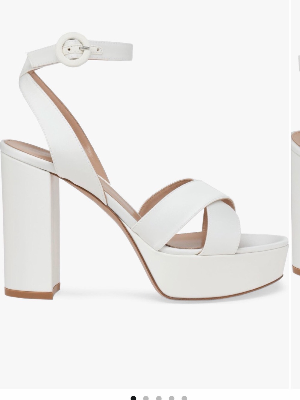 Gianvito Rossi Sabrina Sandal White